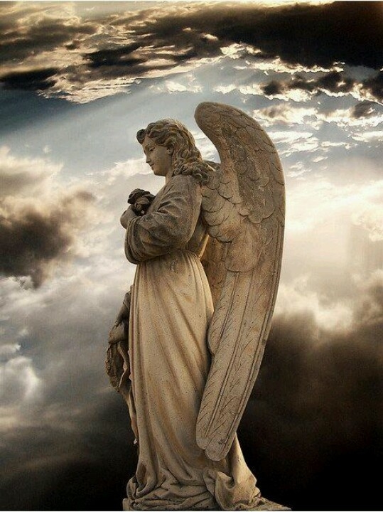 Angel in the clouds Angel in the clouds