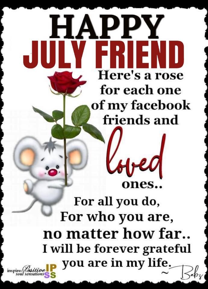July Friendship Happy July Friend Pictures, Photos, and Images for Facebook, Tumblr ...