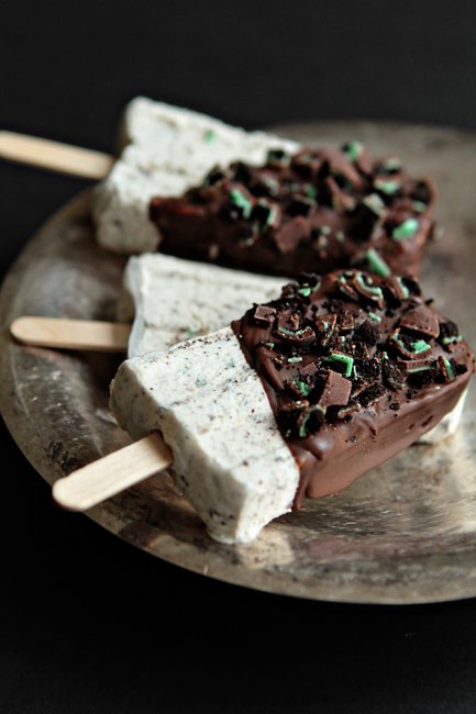 Chocolate mint ice cream Chocolate mint ice cream