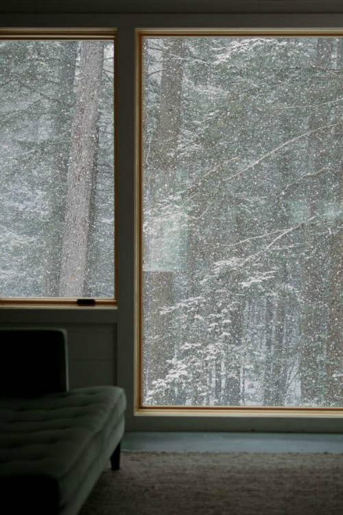 Snowfall window Snowfall window