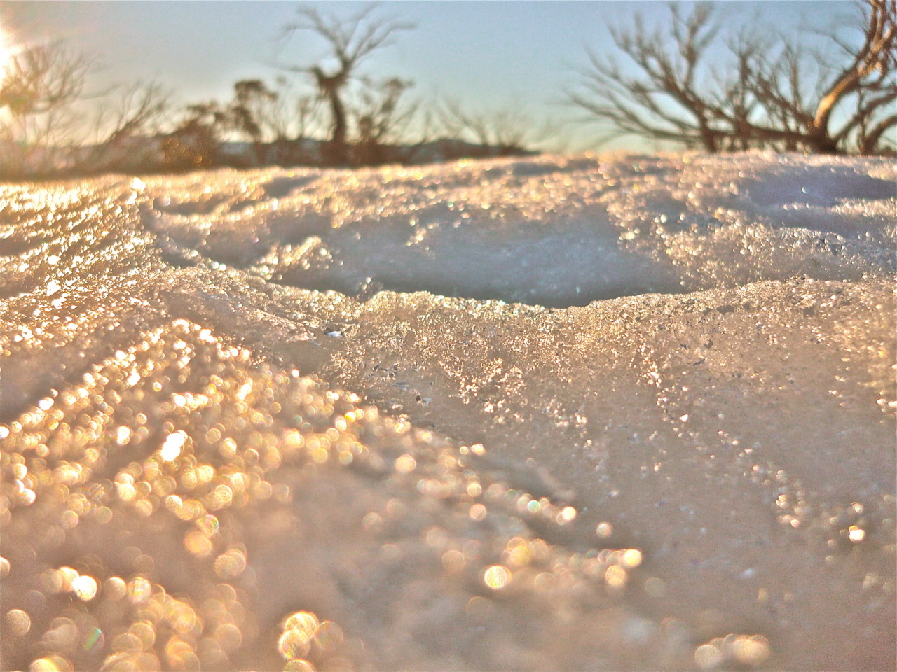 Ice crystals