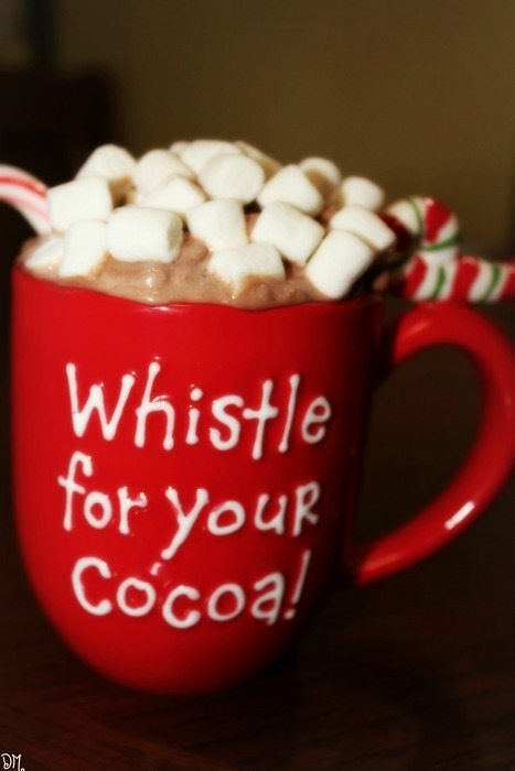 Whistle for your cocoa