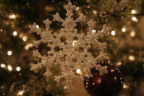 Christmas snowflake decoration Christmas snowflake decoration