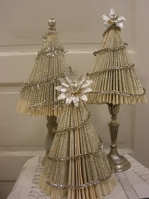 Paper christmas trees