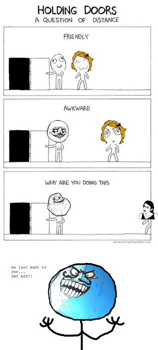 Holding doors Holding doors