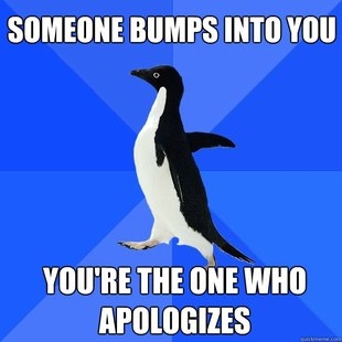 You are the one who apologizes