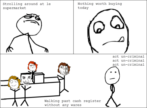 Strolling around at le supermarket Strolling around at le supermarket