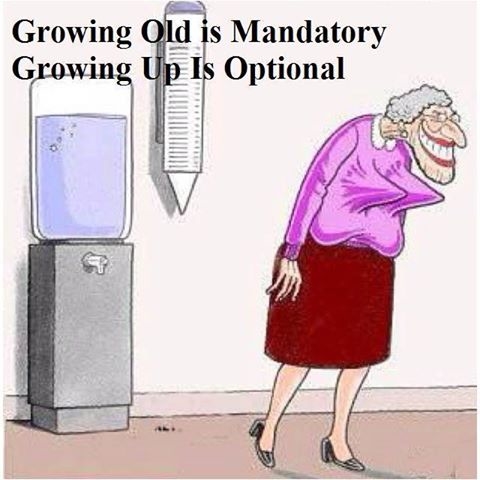 growing up
