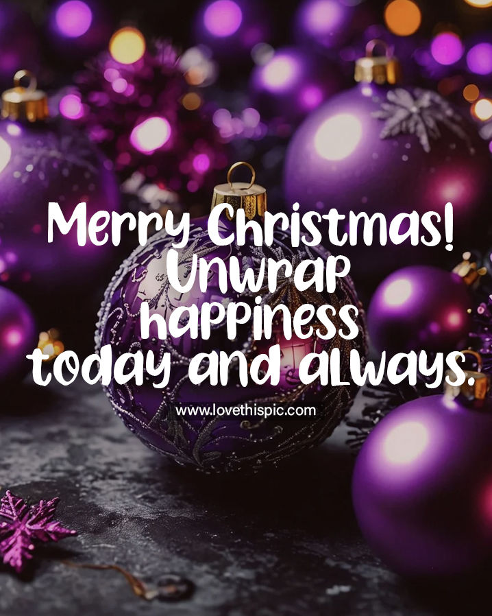 Merry Christmas! Unwrap Happiness Today And Always. Pictures, Photos