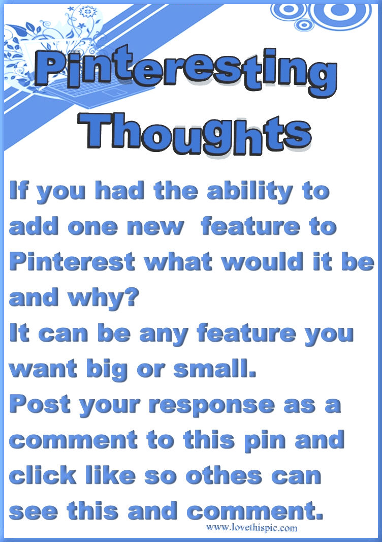 Pinteresting Thoughts