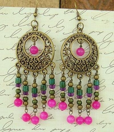 beaded earrings