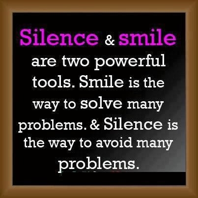 silence and smile silence and smile