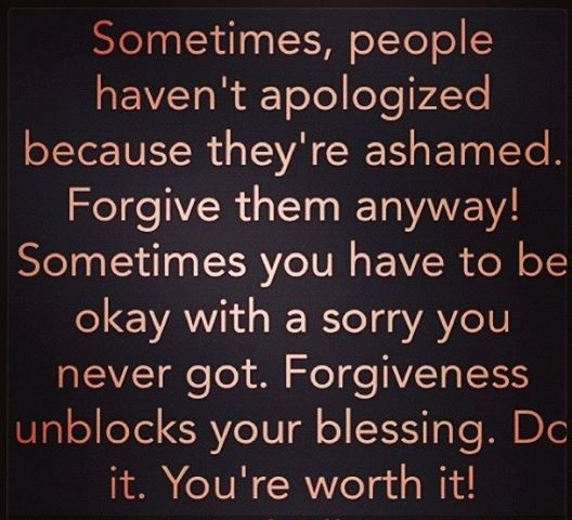Forgiveness