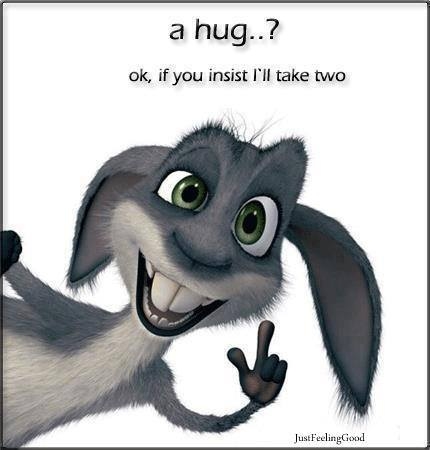a hug