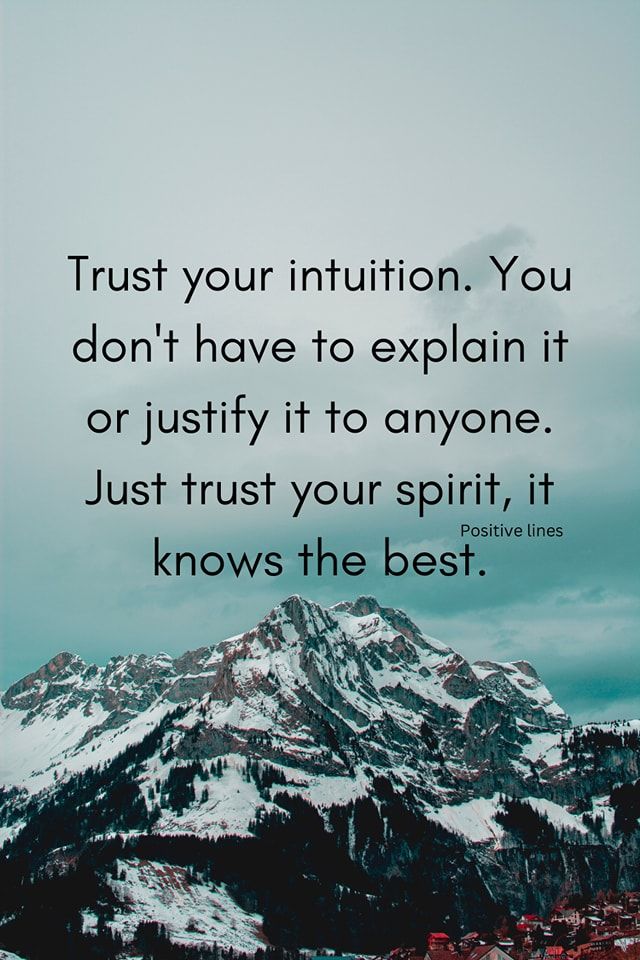 Trust Your Intuition. Pictures, Photos, and Images for Facebook, Tumblr ...