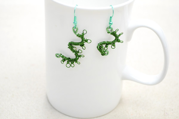 Grassy Lucky Number “32” Earrings Grassy Lucky Number “32” Earrings