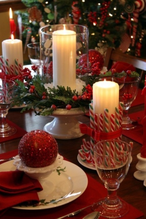 Christmas table setting