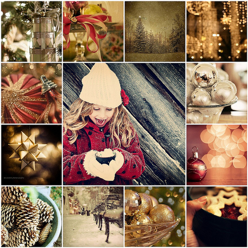 Christmas stitch picture