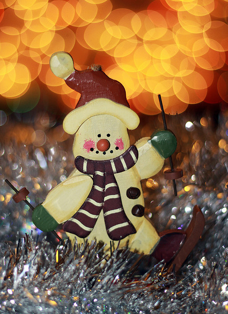 Snow man christmas