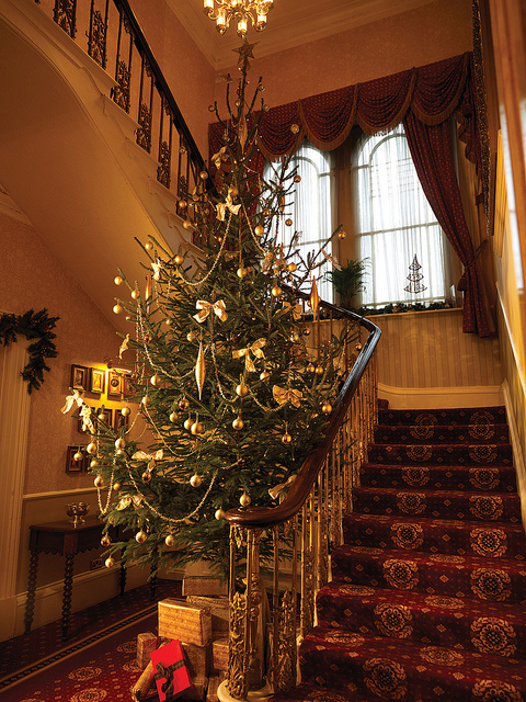 Banister Christmas tree 