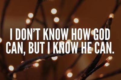 I know he can