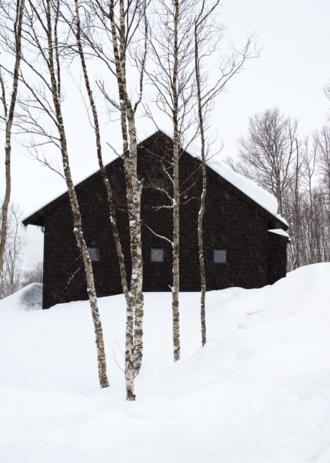Snow in cabin