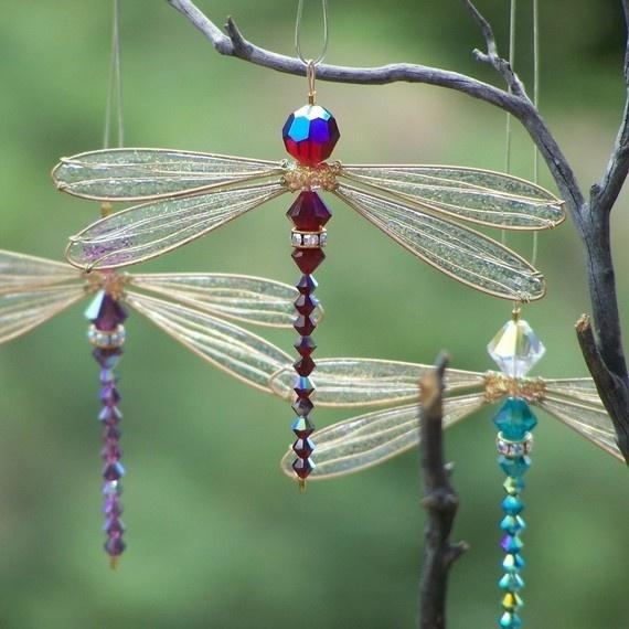 beaded dragonflies beaded dragonflies