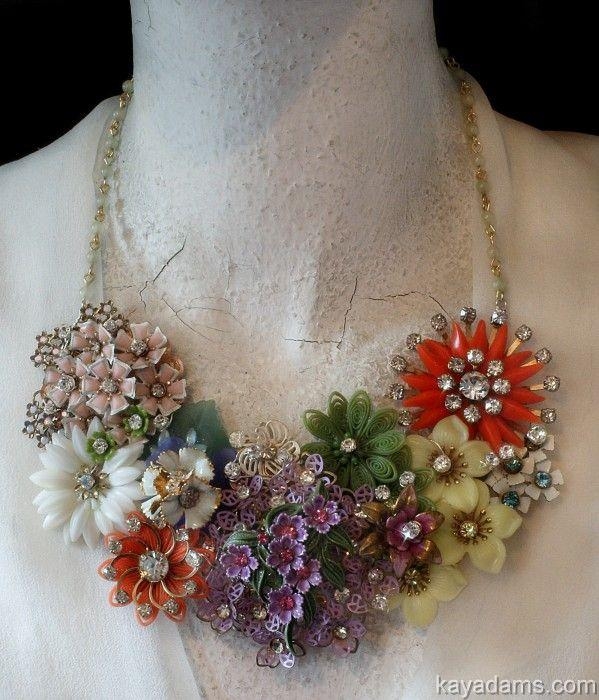 vintage beaded necklace