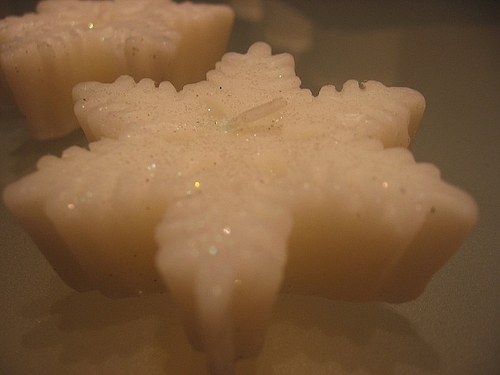 Snowflake candle Snowflake candle