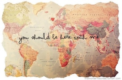 You should be here with me