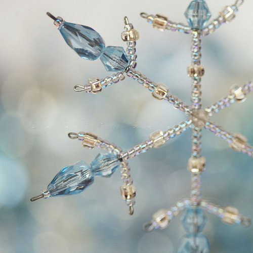 Glass snowflakes