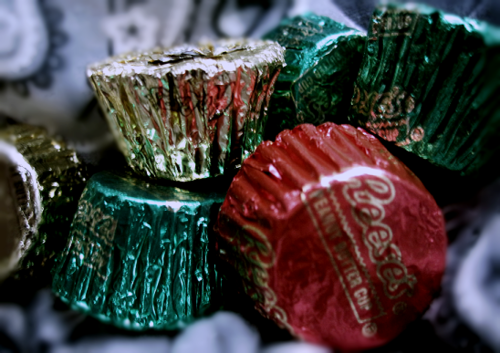 Christmas peanut butter cups