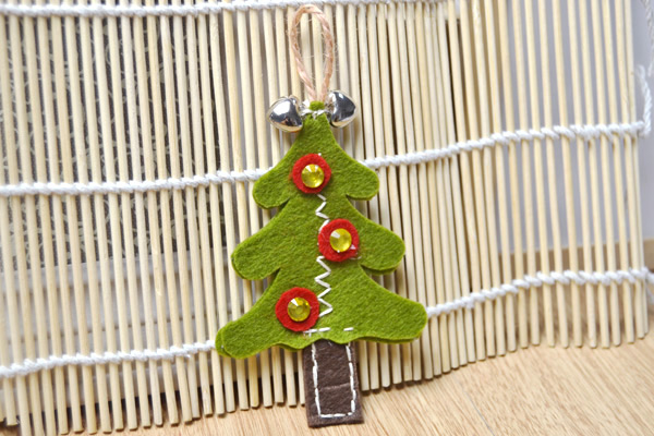 Felt Christmas Tree Hanging Decorations