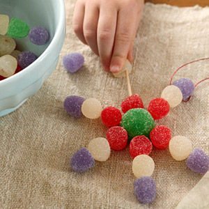 Gumdrop snowflakes Gumdrop snowflakes