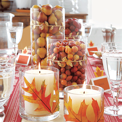 Fall inspired vase