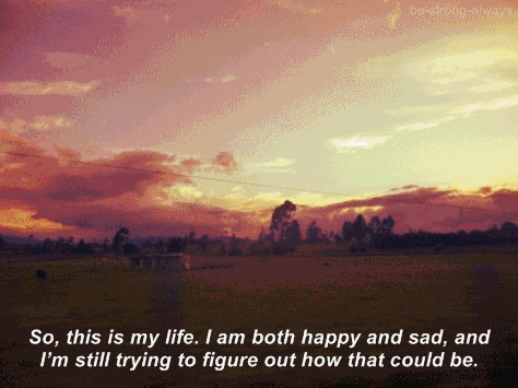 So this is my life