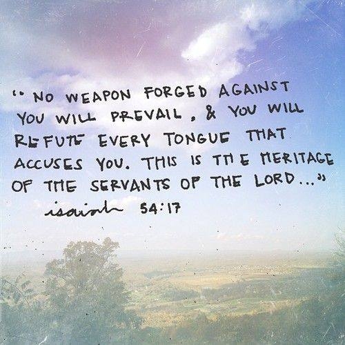 No weapon