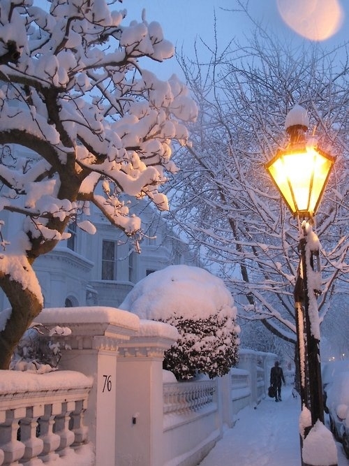 Snowy streets Snowy streets