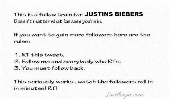Twitter Train Justin Bieber Twitter Train Justin Bieber