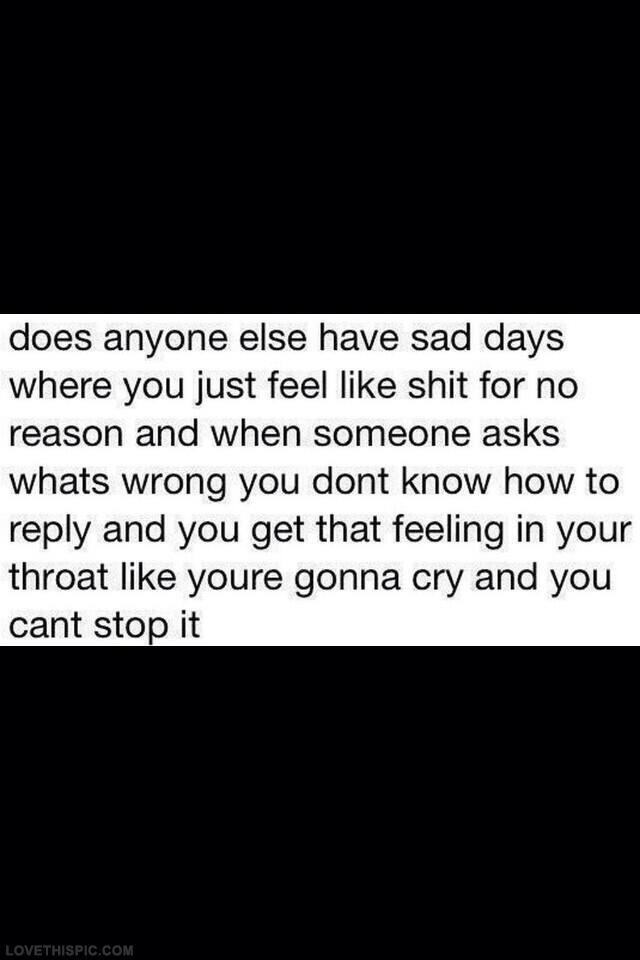 Those Sad Days