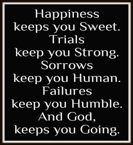 God keeps you going