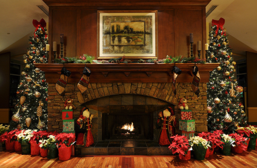 Christmas mantle Christmas mantle