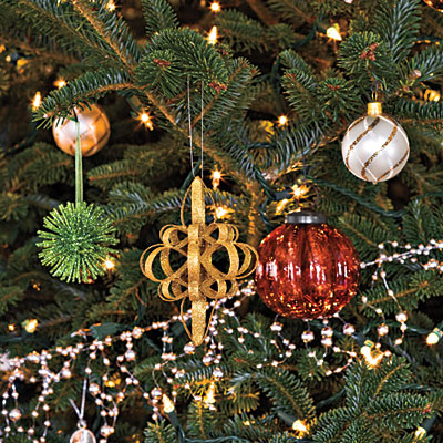 Glittering ornaments Glittering ornaments