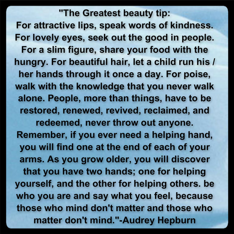 the greatest beauty tip