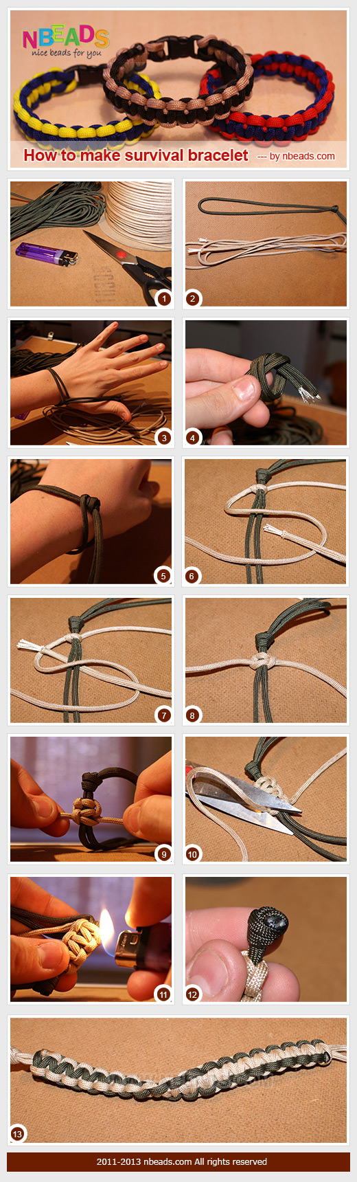 How to Make Survival Bracelet How to Make Survival Bracelet