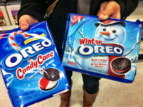 Winter oreos