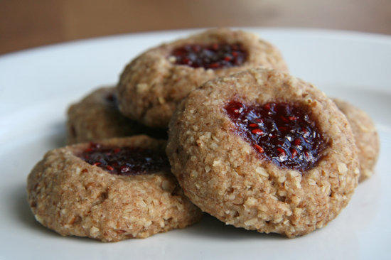 Vegan thumbprint cookies Vegan thumbprint cookies