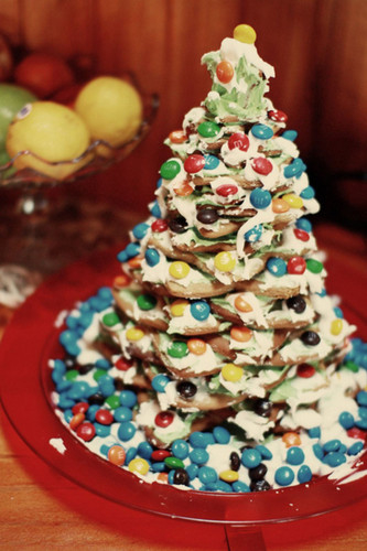 M&M christmas tree