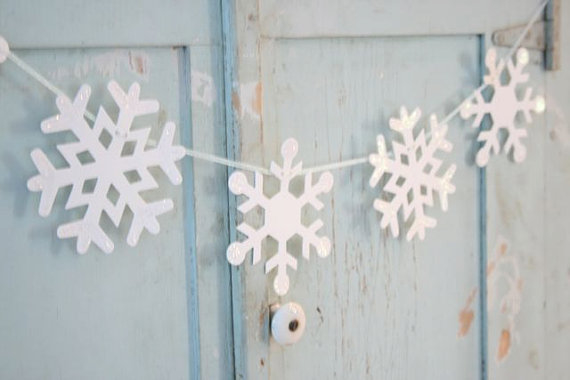 Snowflake garland Snowflake garland