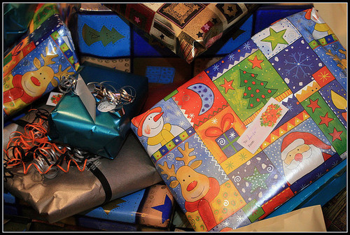 Wrapped gifts